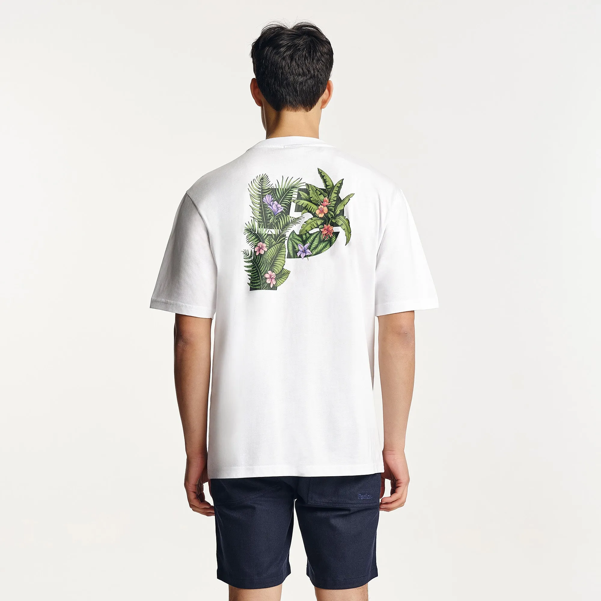 Cantil T-Shirt White Heavyweight Weave Comfy Flex