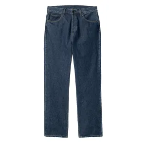 Carhartt WIP Nolan Pant Blue Heavy Stone Wash Utility Ready Flexible Seam
