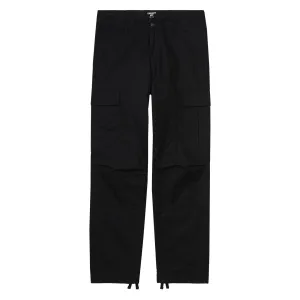 Carhartt WIP Regular Cargo Pant Black Rinsed Windproof coating