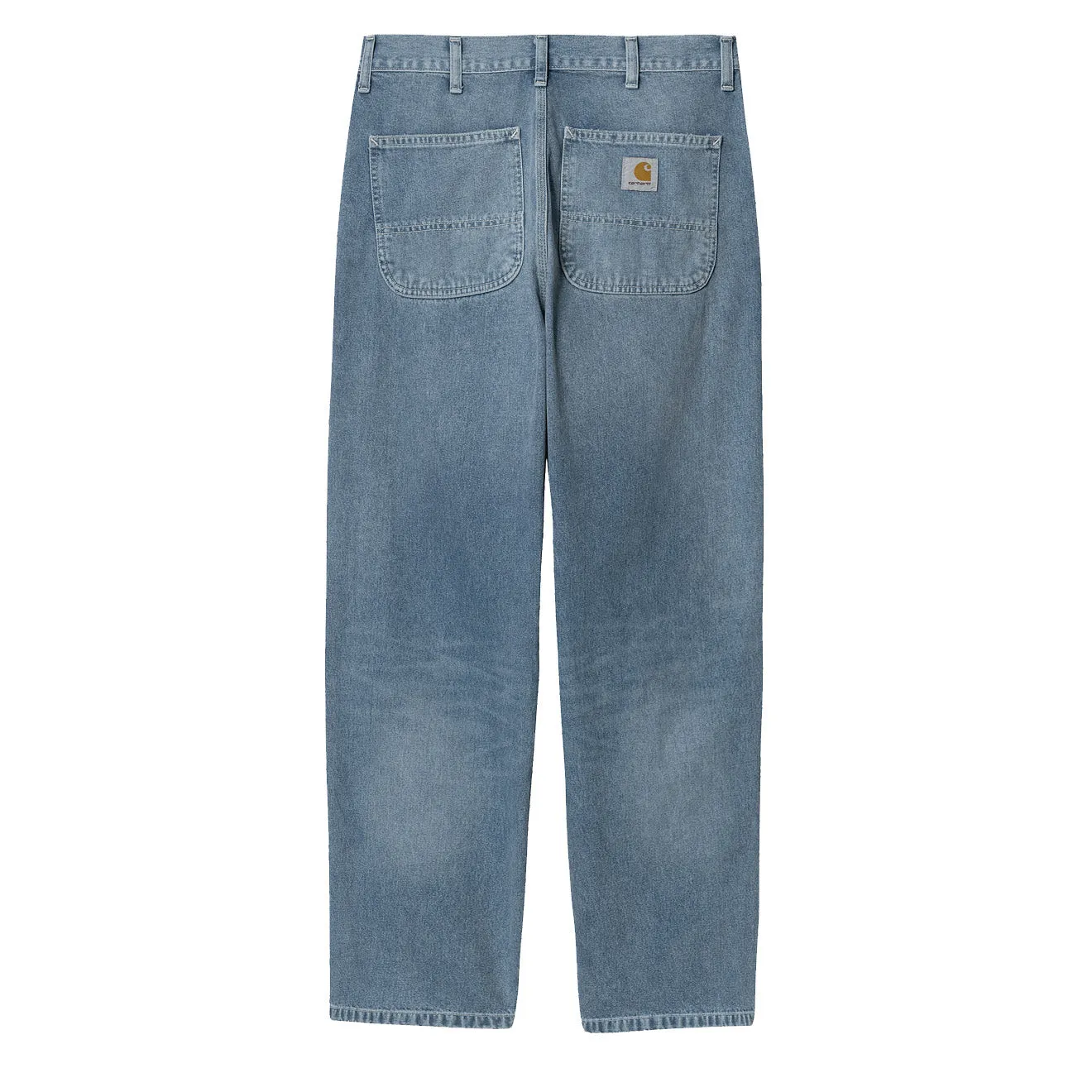 Snug Waist Tough Materials Carhartt WIP Simple Pant Blue Light True Washed