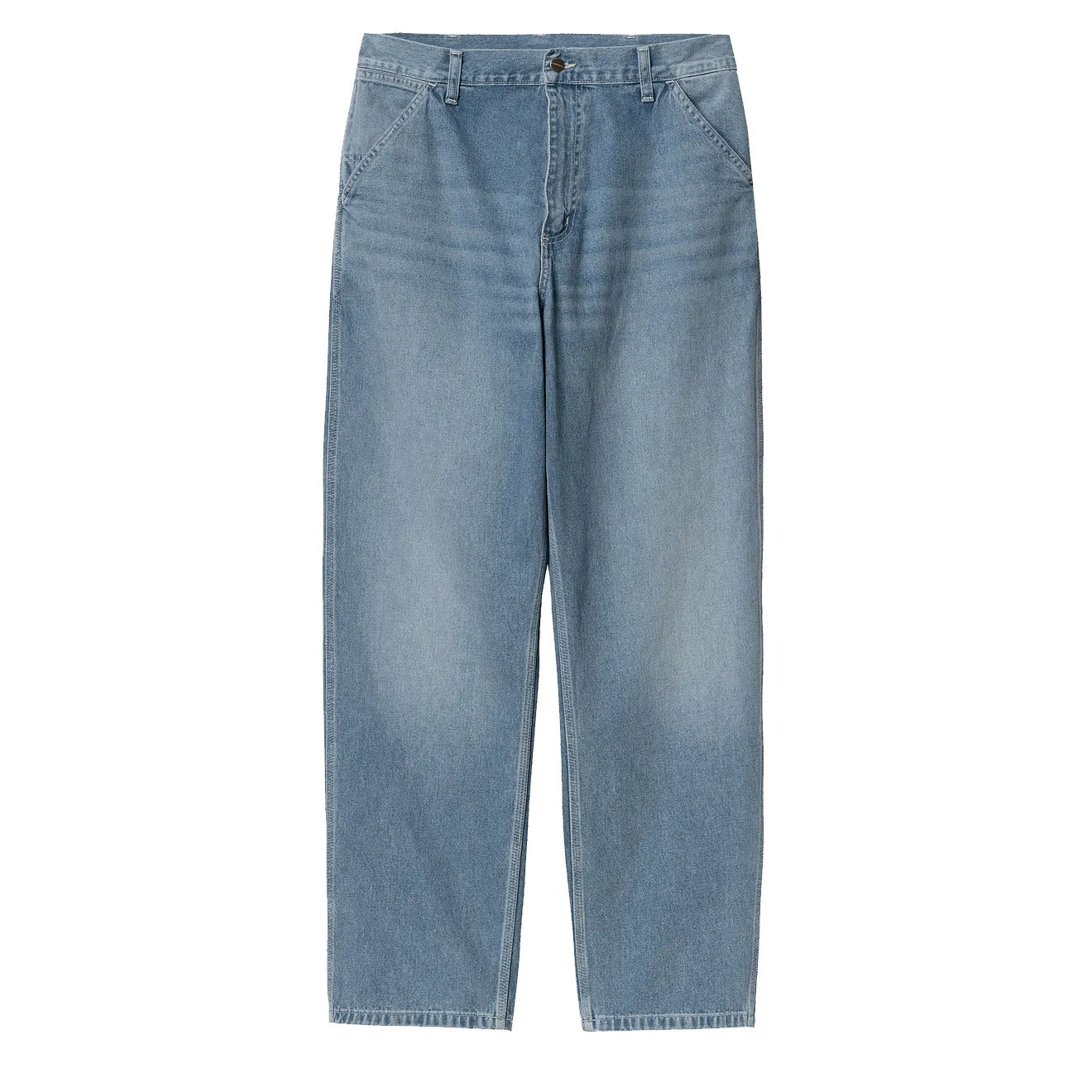 Smart Casual Carhartt WIP Simple Pant Blue Light True Washed