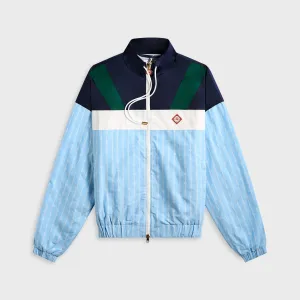 Weather Proof Casablanca Nylon Track Jacket - Blue