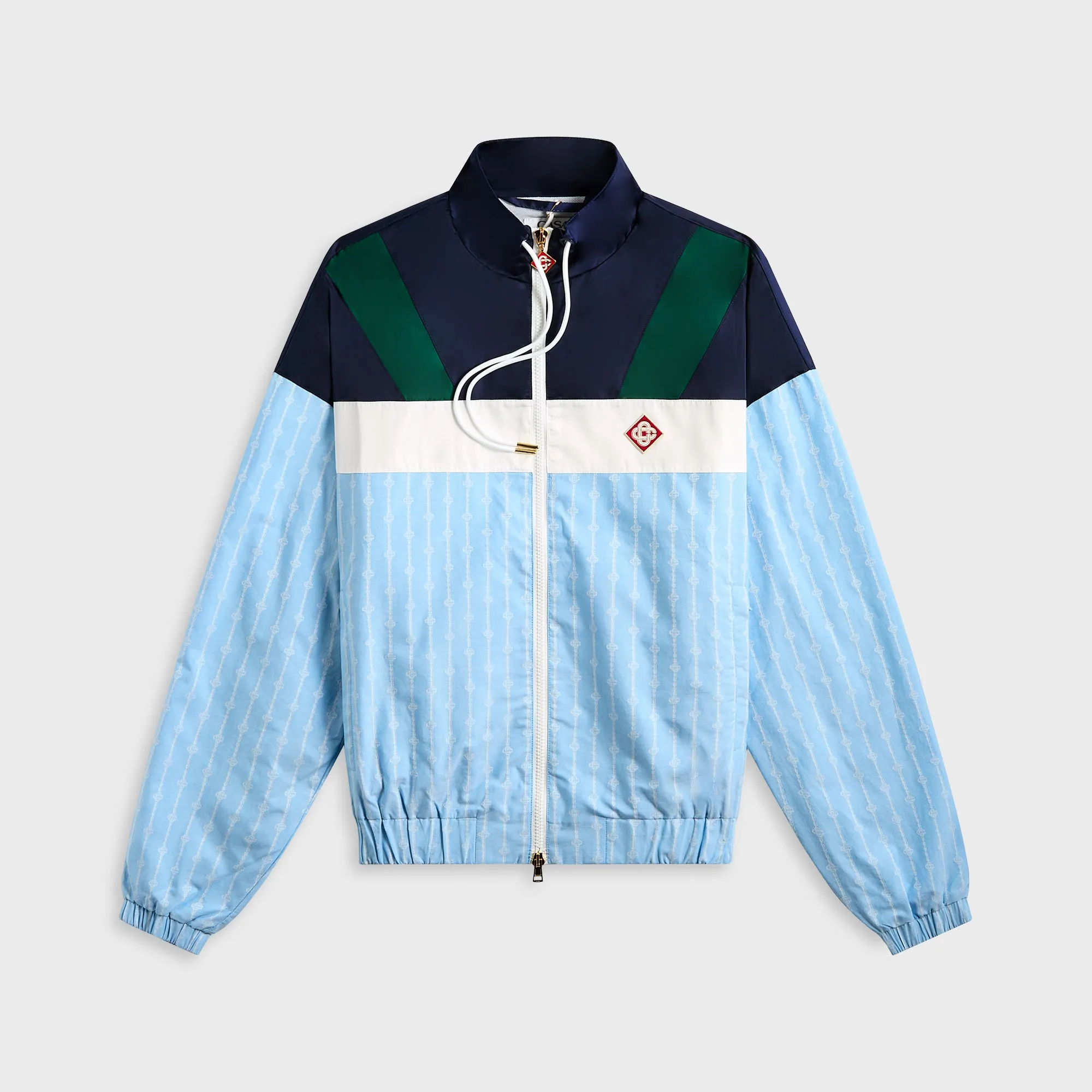 Weather Proof Casablanca Nylon Track Jacket - Blue