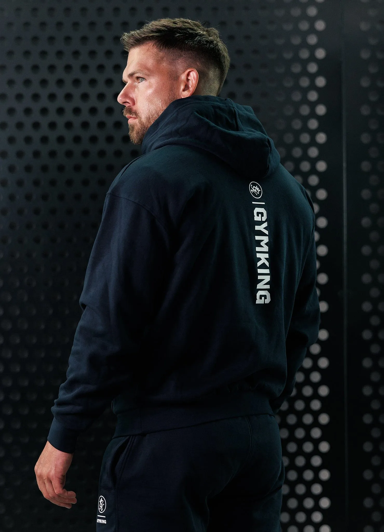 Gym King Aventus Hoodie - Navy goes with sneakers school wear