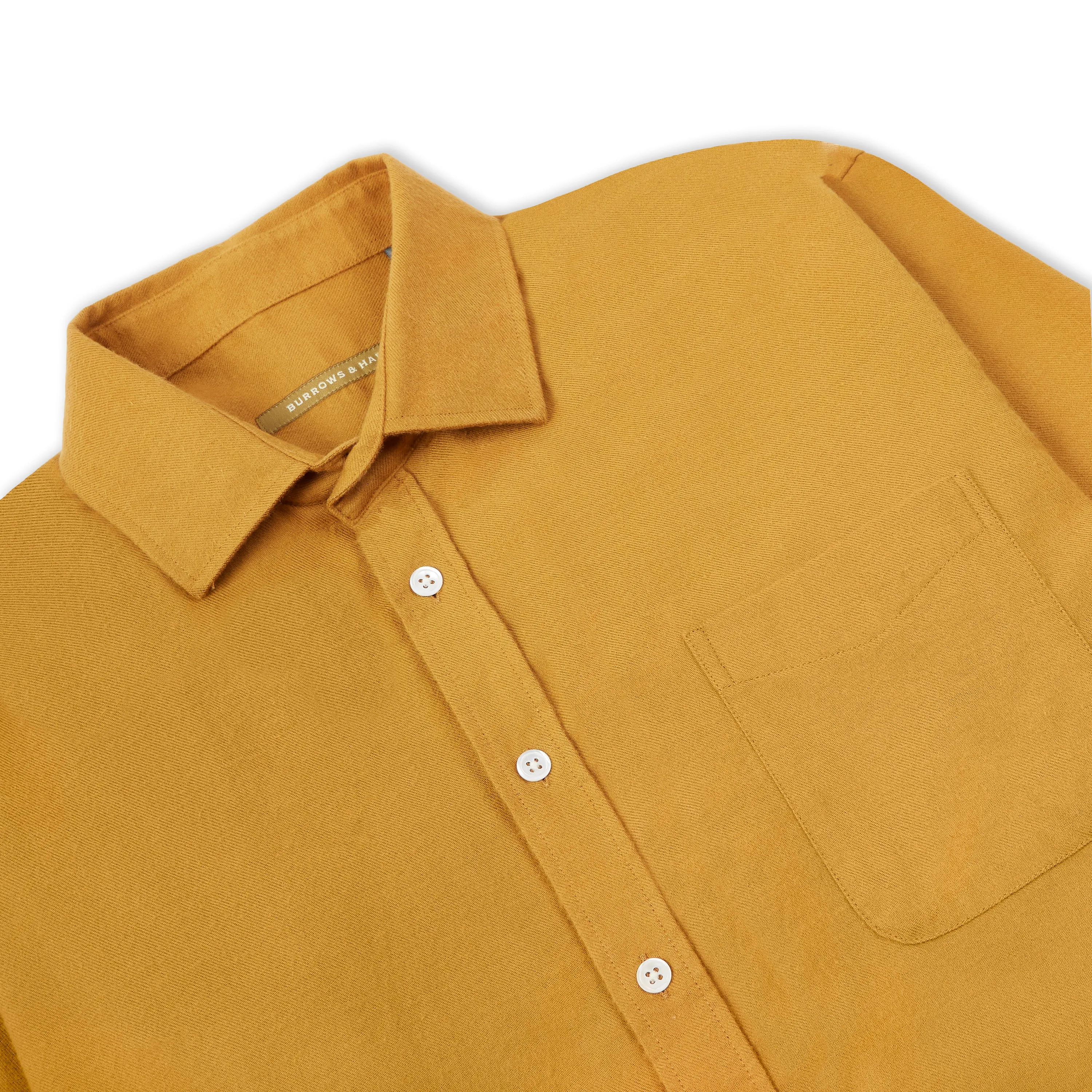 Hudson Shirt - Ochre Stylish Detail Everyday Fashion
