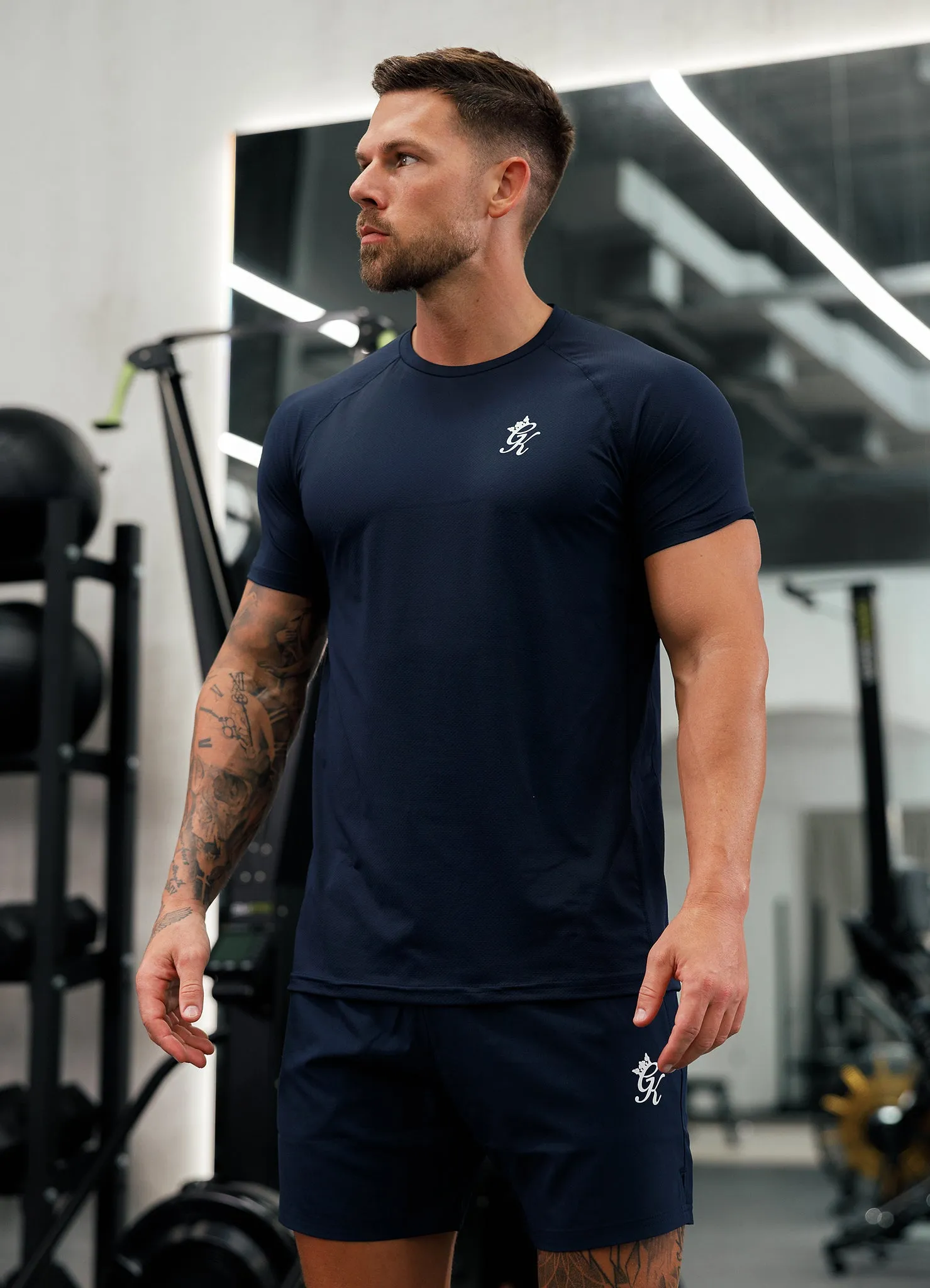 Breathable wear Gym King Energy Tee - Navy