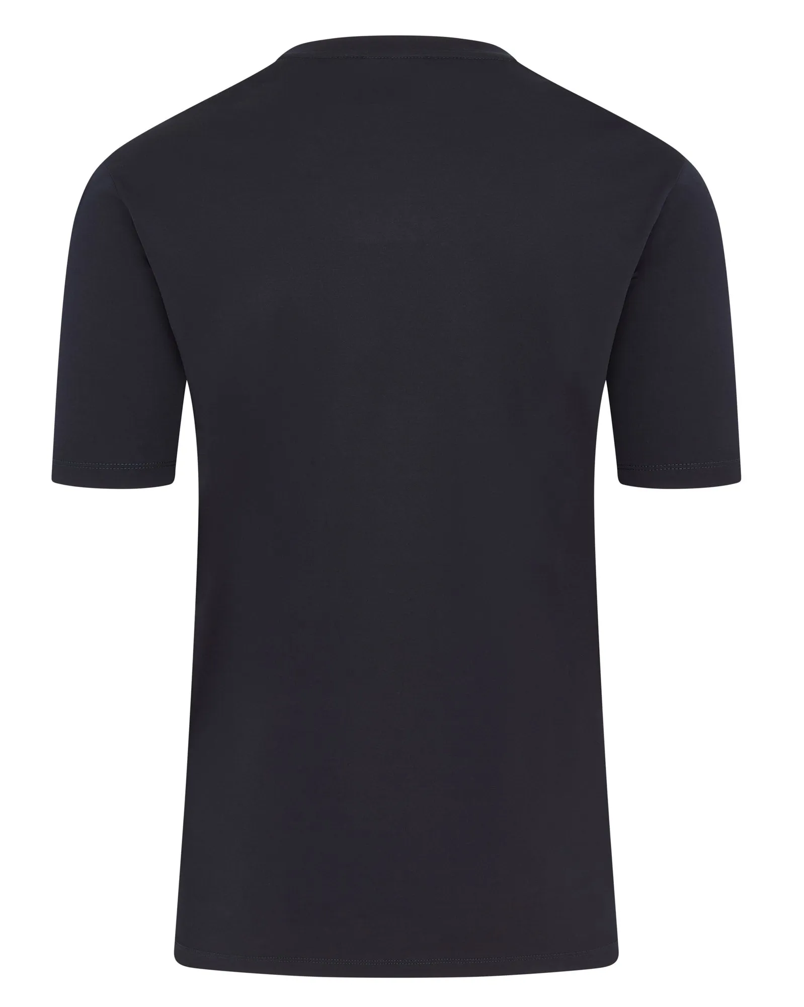 Summer Comfort Sleek Waist Paul & Shark Typhoon Re4x4 Aqua Touch Cotton T-shirt & Tech Shoulder Detail (NAVY)