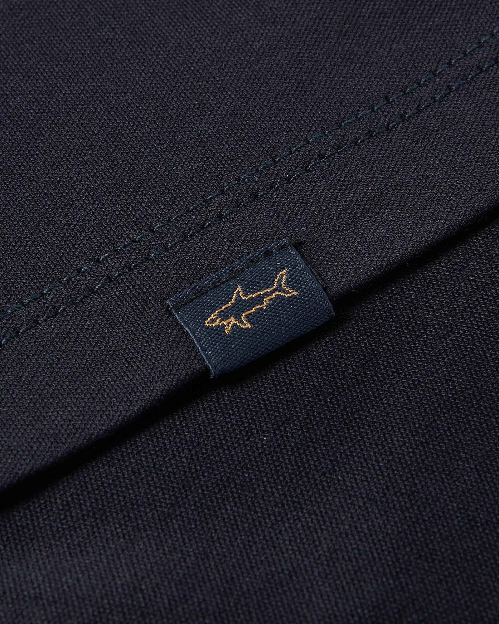 Paul & Shark Typhoon Re4x4 Aqua Touch Cotton T-shirt & Tech Shoulder Detail (NAVY) UPF Rated Fabric