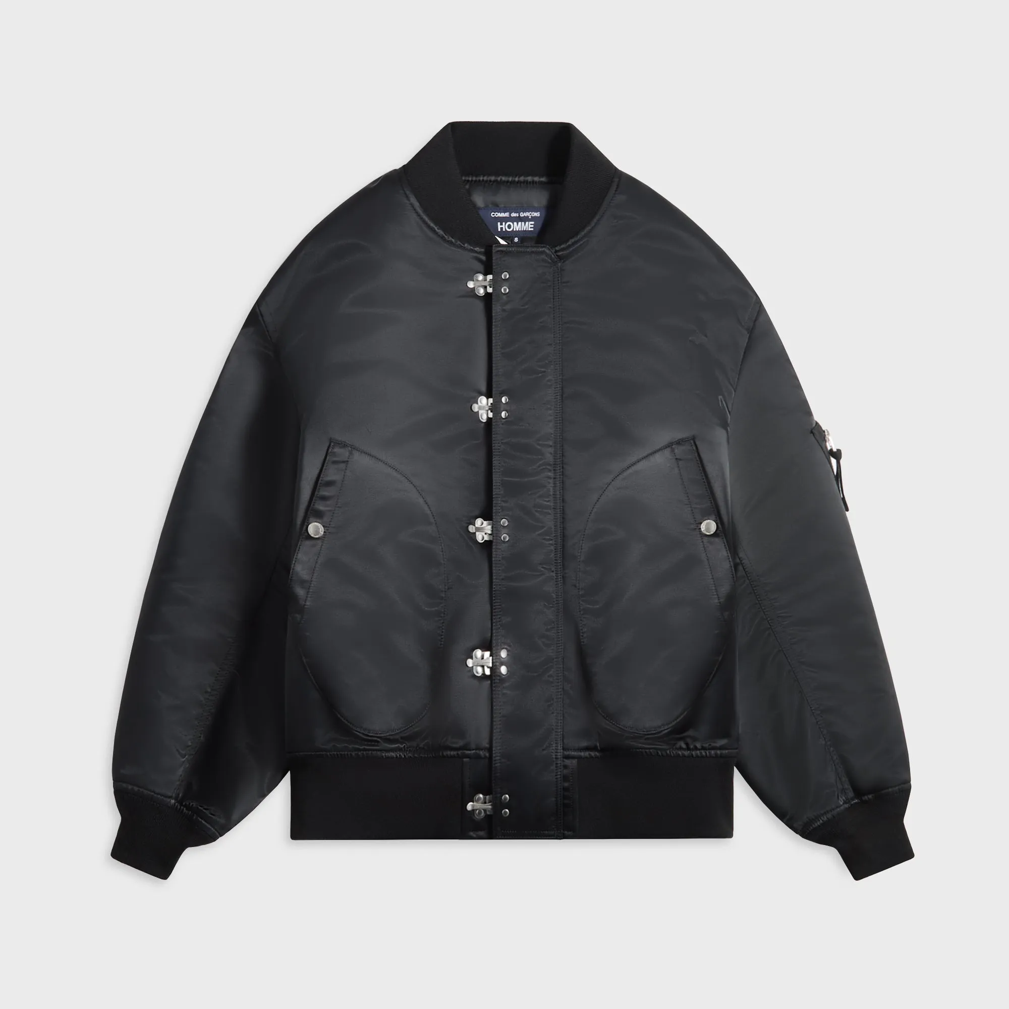 Strong Zip CDG Homme Bomber Jacket - Black