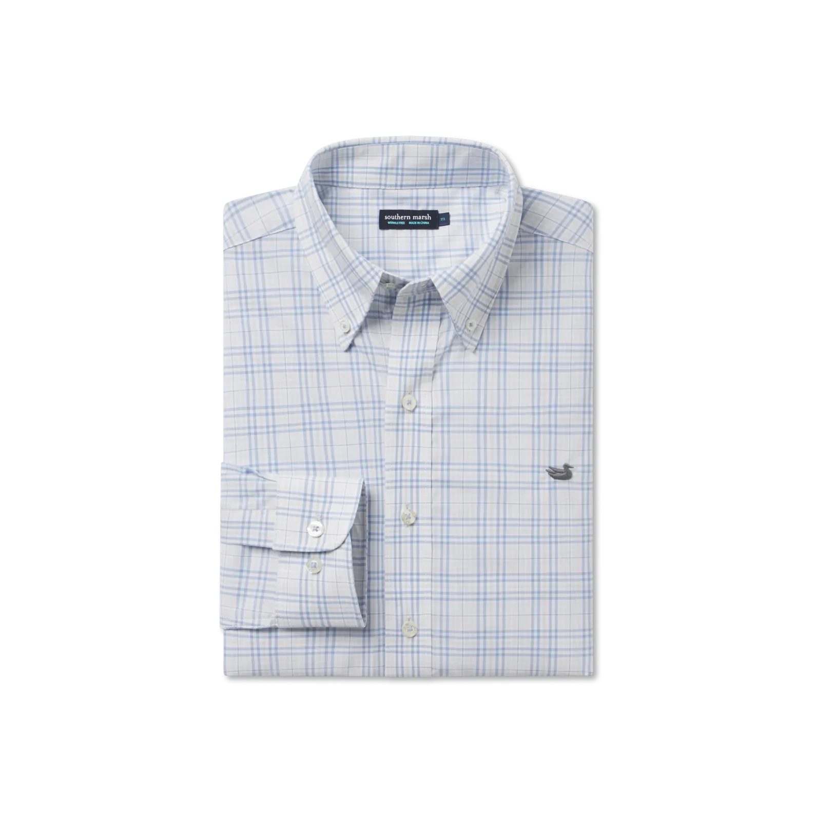 Spring Break All-Occasion Wear Charlotte Windowpane Dress Shirt