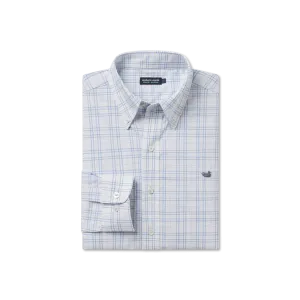 Beach Wear Chic Layer Charlotte Windowpane Dress Shirt