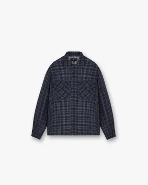 Check Flannel Shirt - Blue Check Anniversary Special Sustainable Manufacturing Process