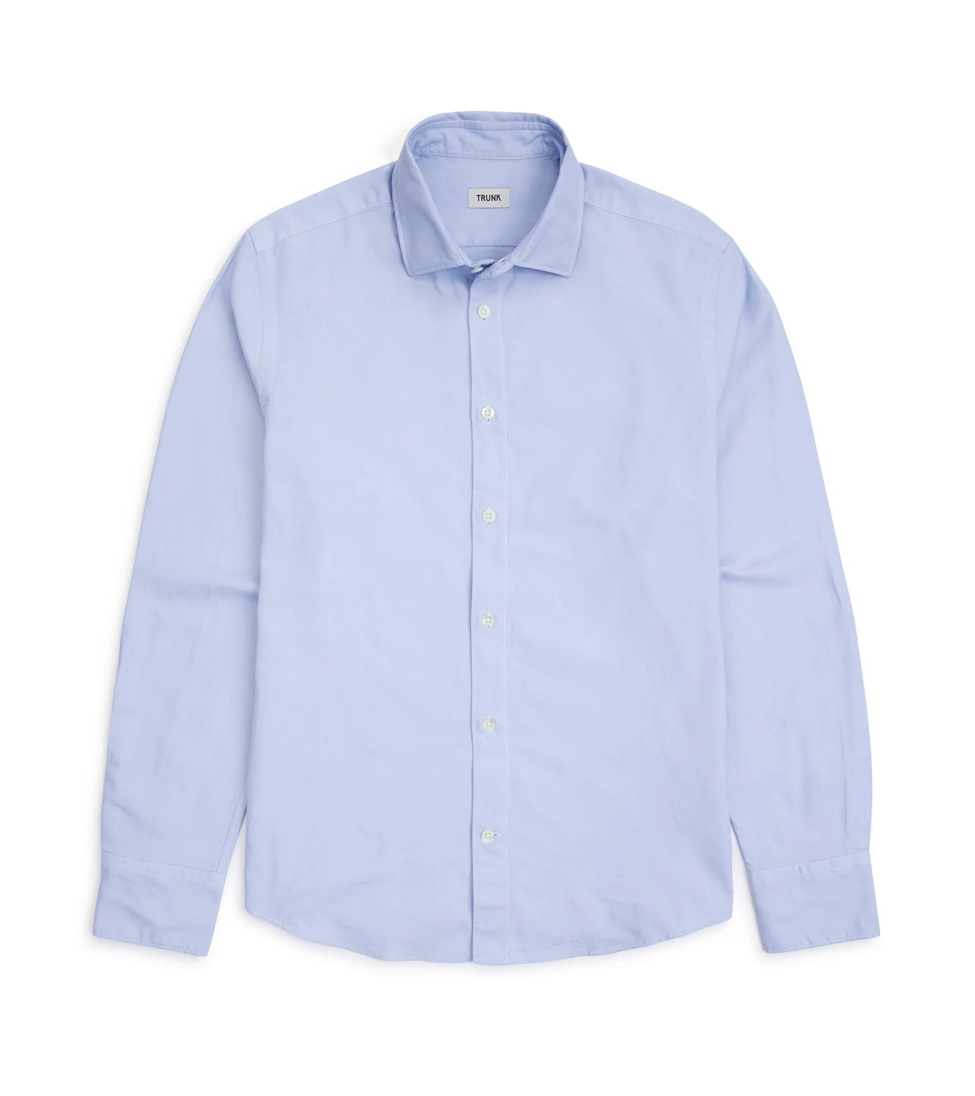 Minimalist fashion Trunk Austin Cotton Oxford Shirt: Light Blue
