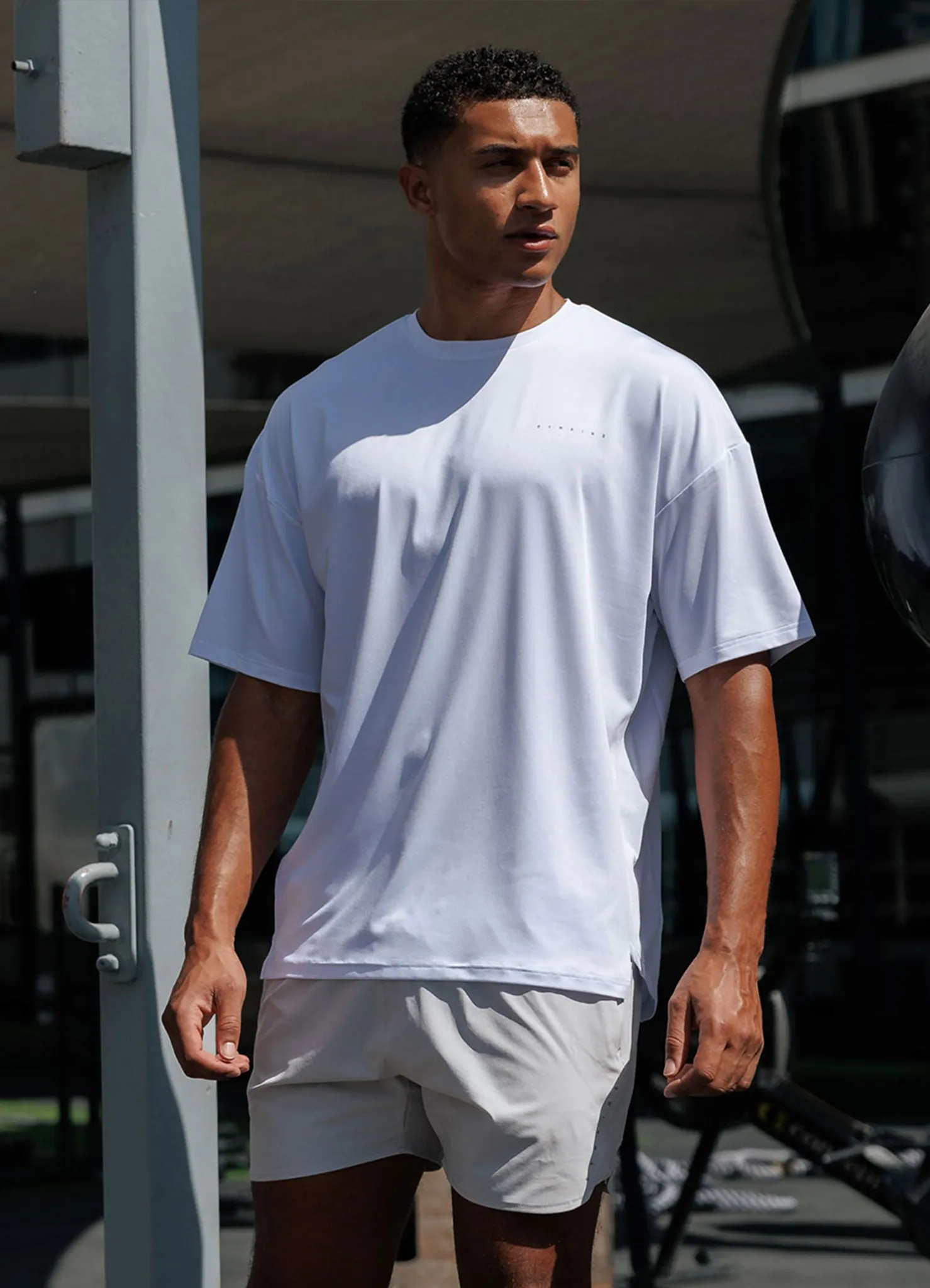Gym King Purpose Tee - White Simple Yet Cozy Simple and Chic