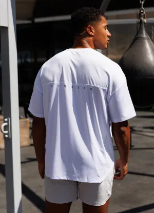 Gym King Purpose Tee - White Fashionable Layer