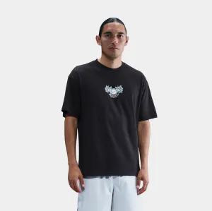 Max90 Halloween Mens Short Sleeve Shirt (Black/White) Non Iron Fabric