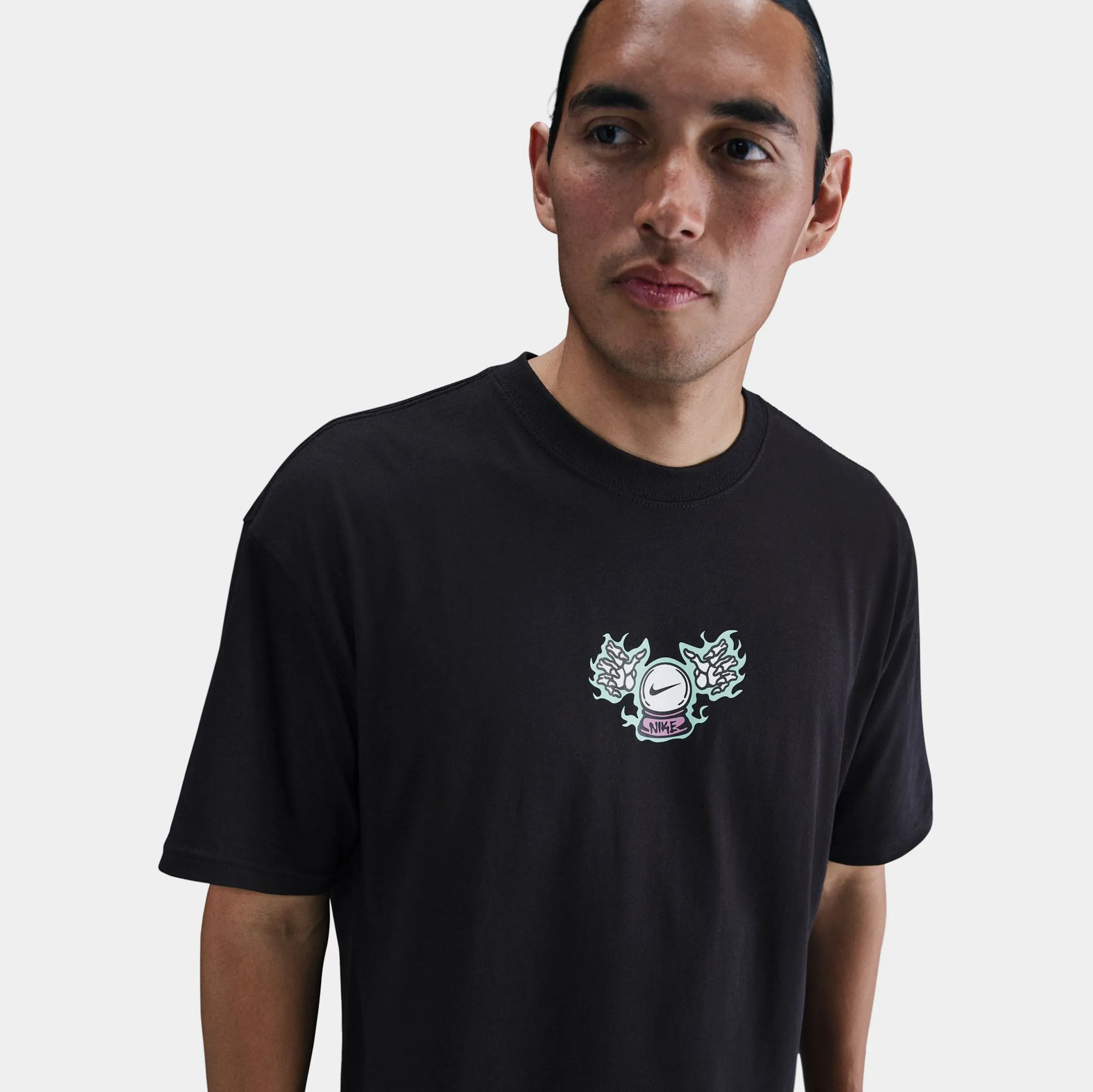 Max90 Halloween Mens Short Sleeve Shirt (Black/White) Quick Dry Technology