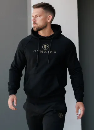 Gym King Pro Logo Hood - Black/Gold product lanyard visibility