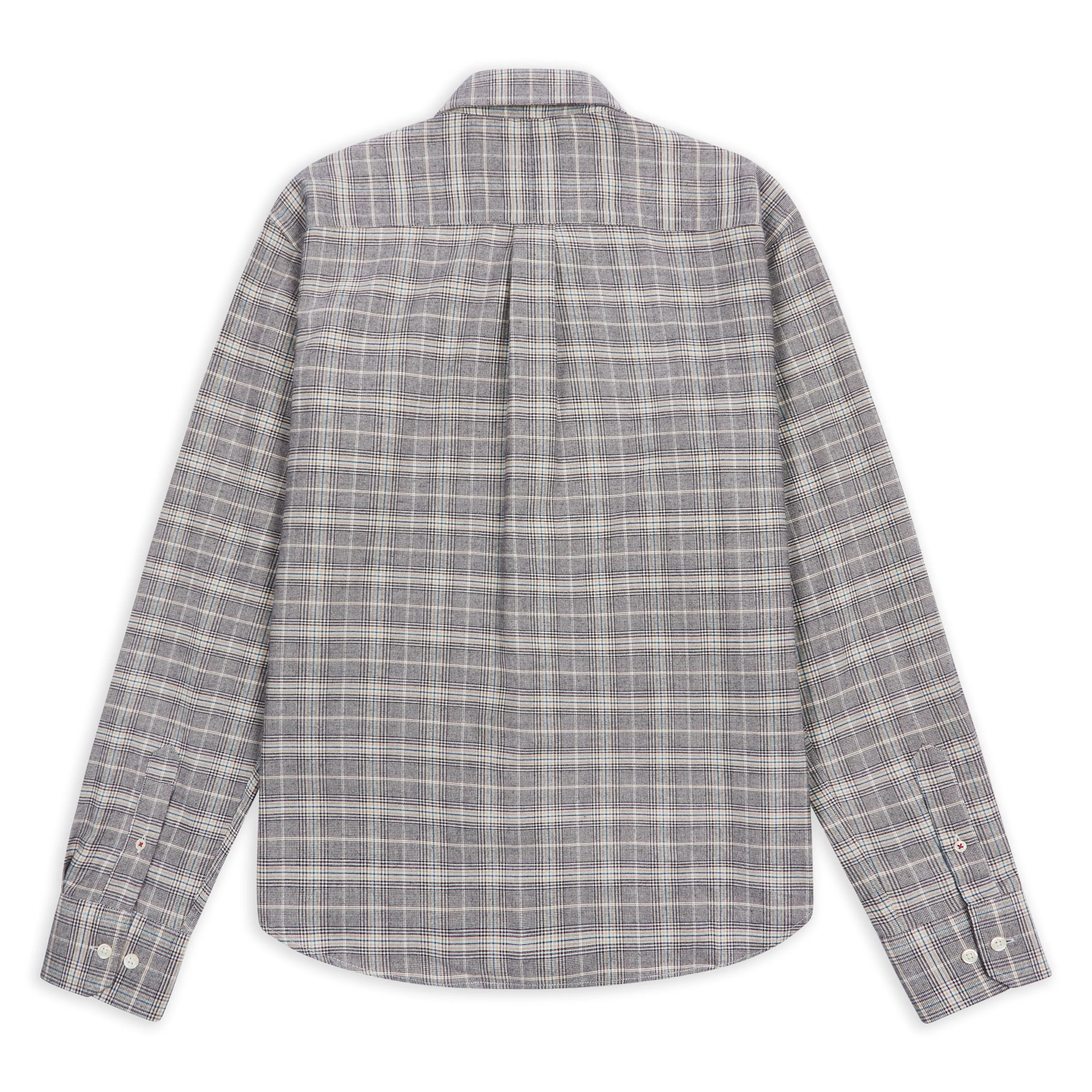 Classic Cotton & Cashmere Shirt - Brown Check Timeless Comfort Minimalist Aesthetic
