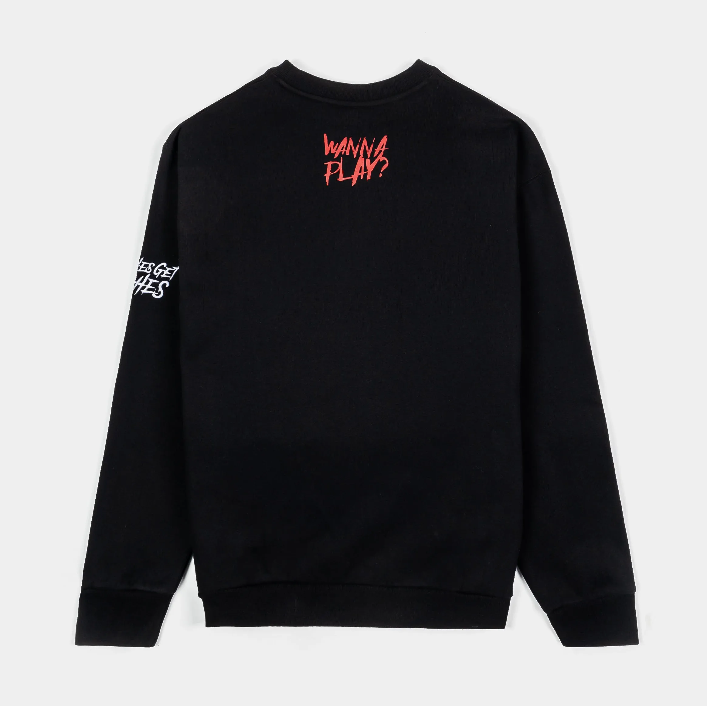 SP x Chucky Sorry Jack Mens Long Sleeve Shirt (Black/Red) petite size