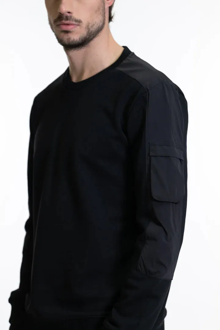 Chic Design Cozy And Warm ID60126-Duno Thron Navy Sweatshirt