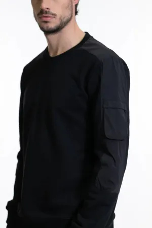 Chic Design Cozy And Warm ID60126-Duno Thron Navy Sweatshirt