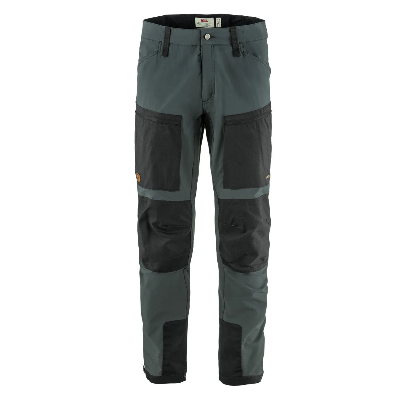 Fjallraven Keb Agile Trousers Basalt / Iron Grey Sweat Wicking Liner Ultra Soft