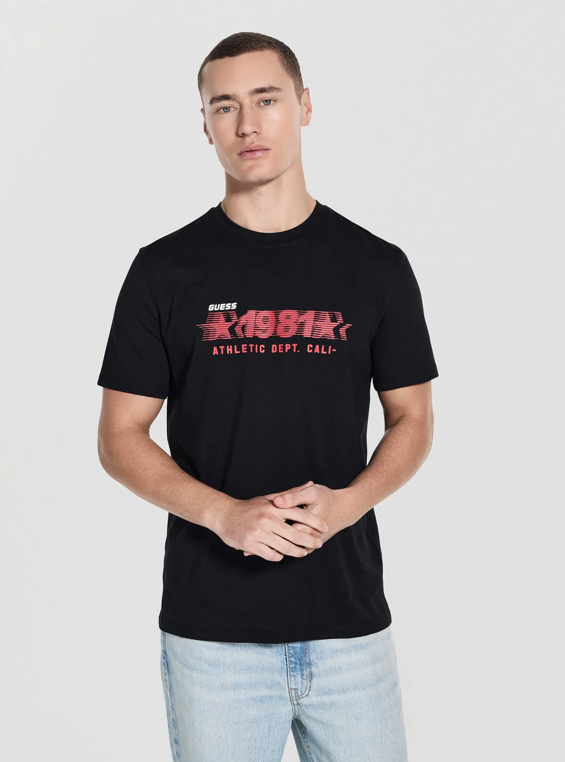 Weekend Smart Look Black Adelmo Logo Active T-Shirt