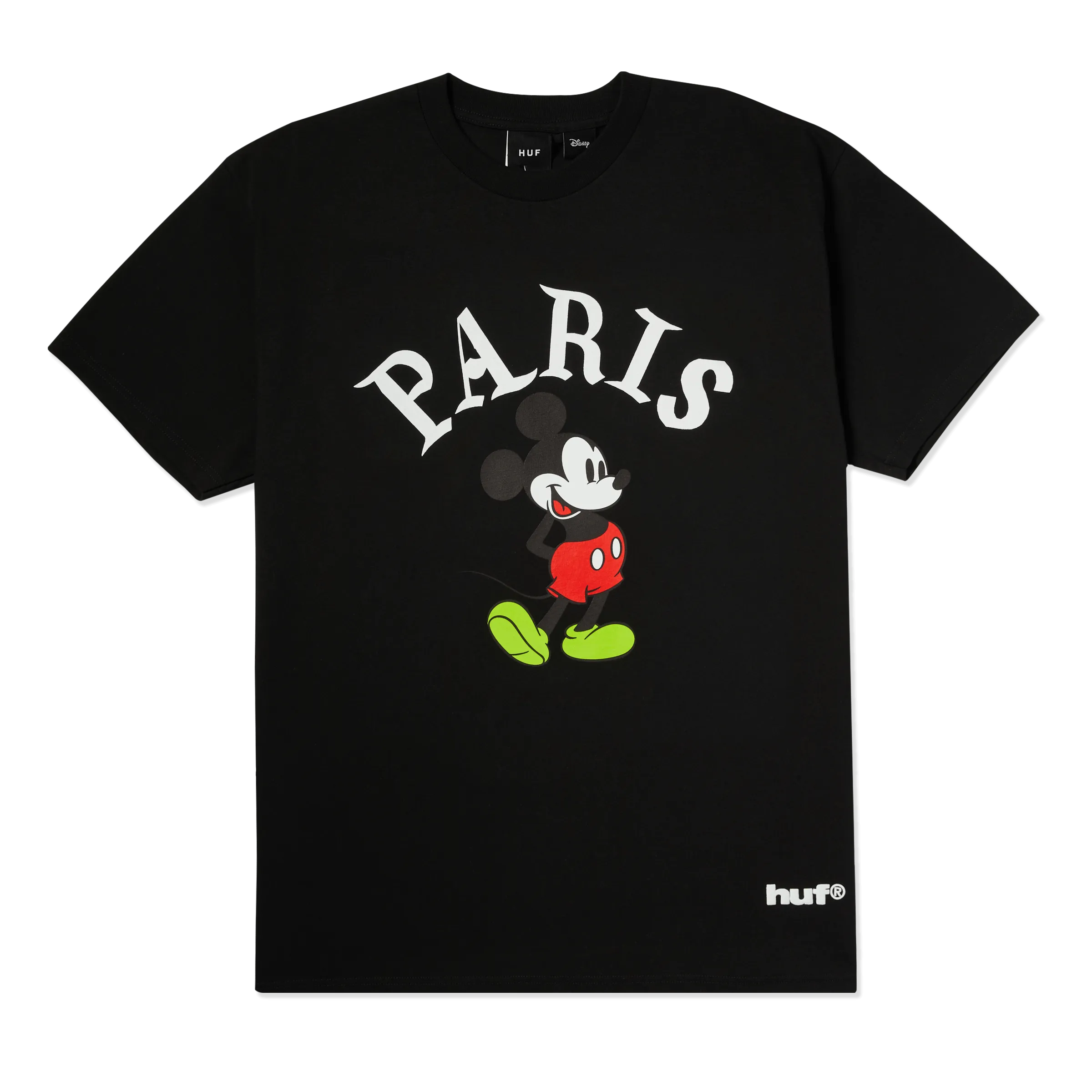 Trendy Wearable Anti Pill Surface Disney | HUF Paris Mickey Worldwide T-Shirt