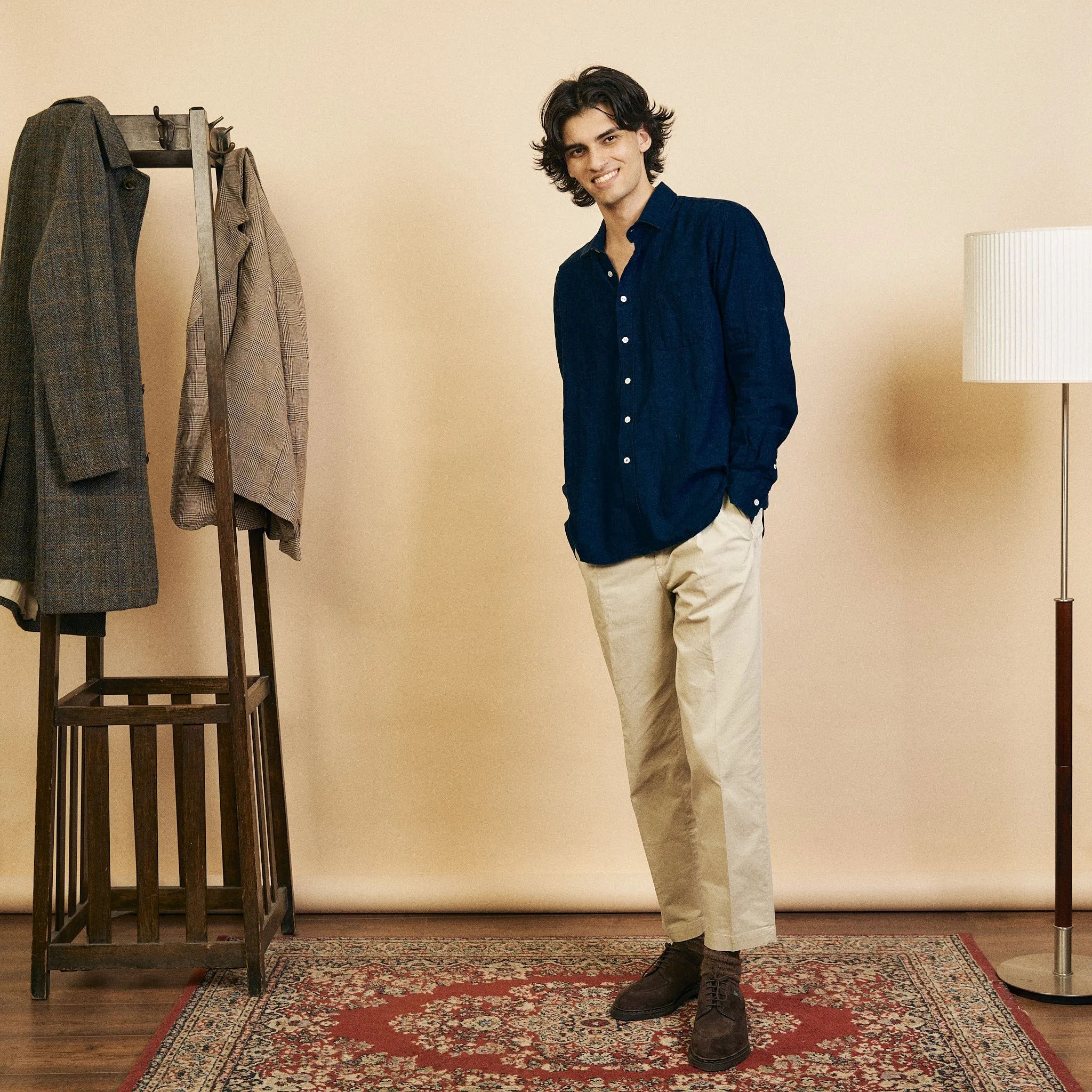 Classic Hythe Shirt - Indigo Essential Layer Oversized style