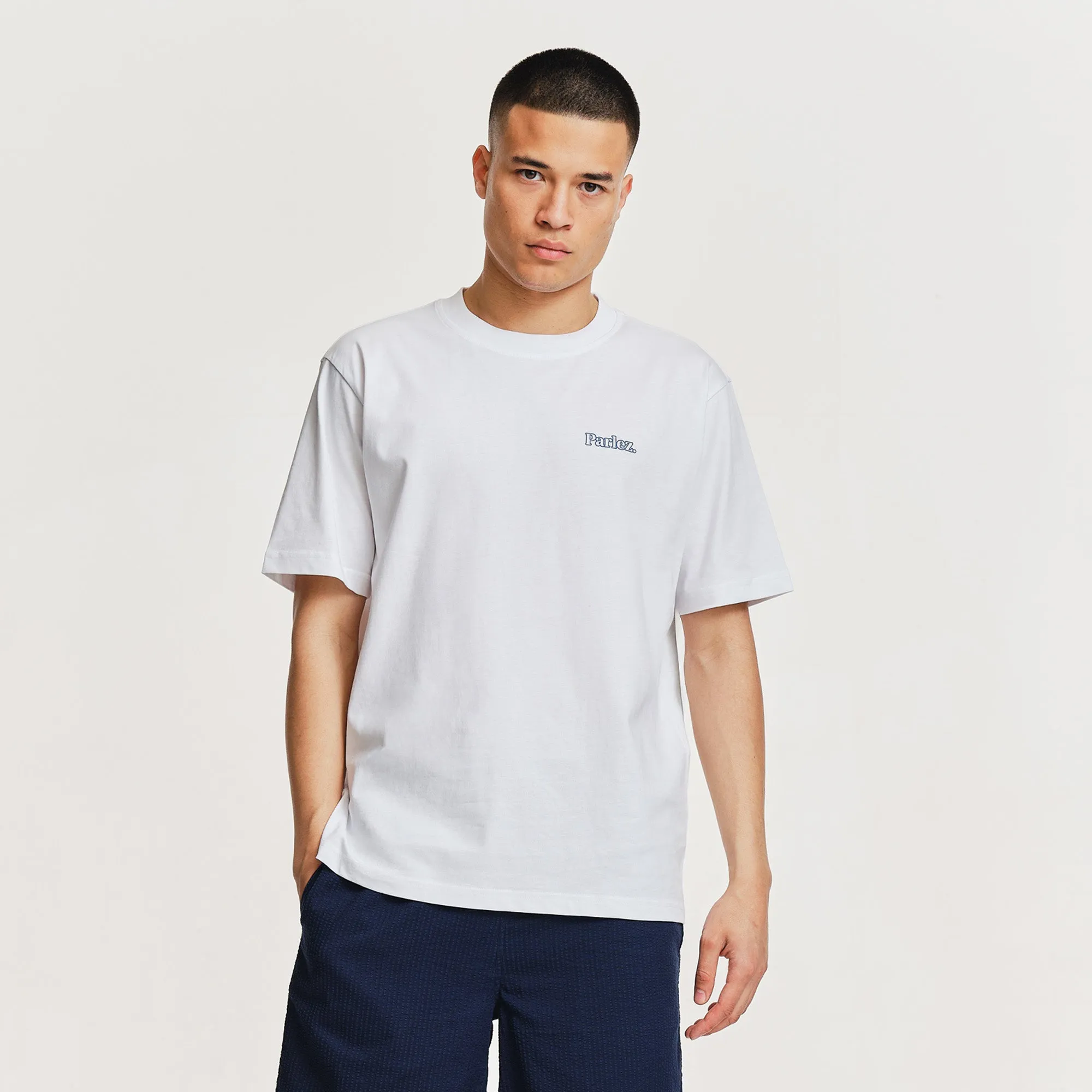 Almitas T-Shirt White Perfect for Vacation Functional Fashion