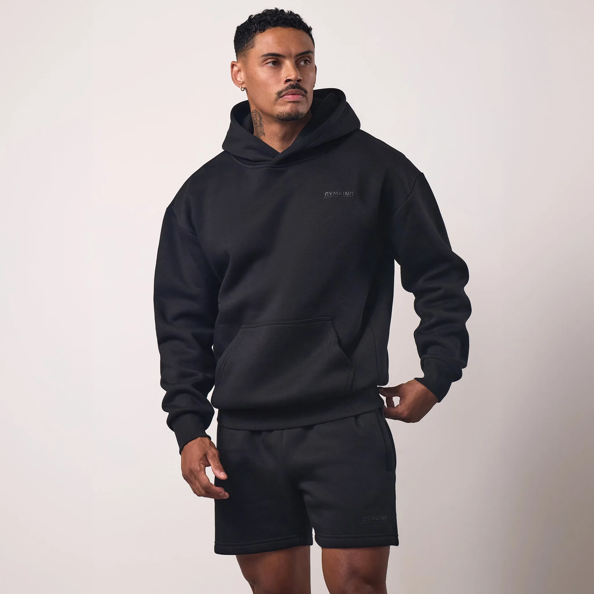 Gym King Relentless Hood - Black product sporty style statement