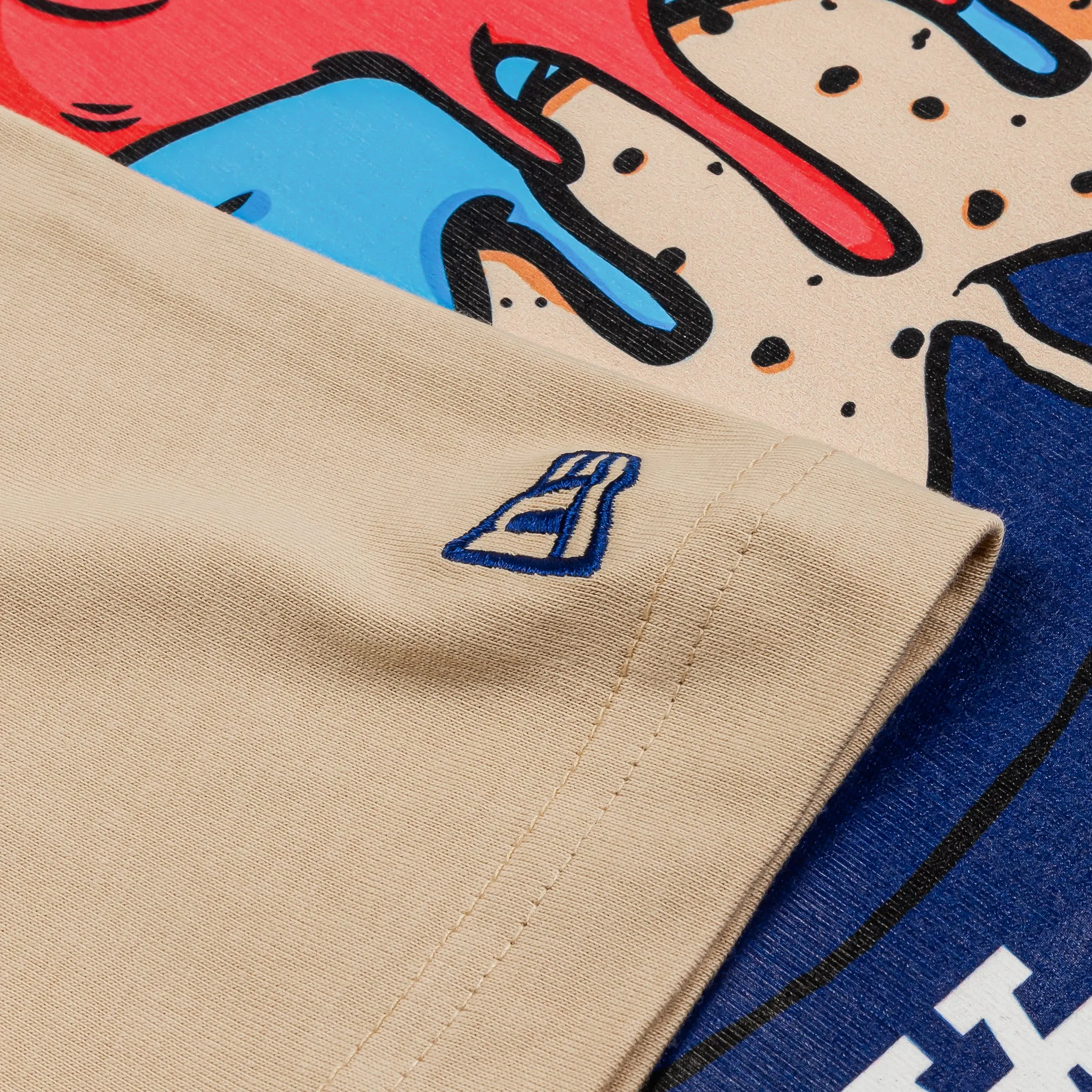 Los Angeles Dodgers Mens Short Sleeve Shirt (Brown/Multi) Smart Layering