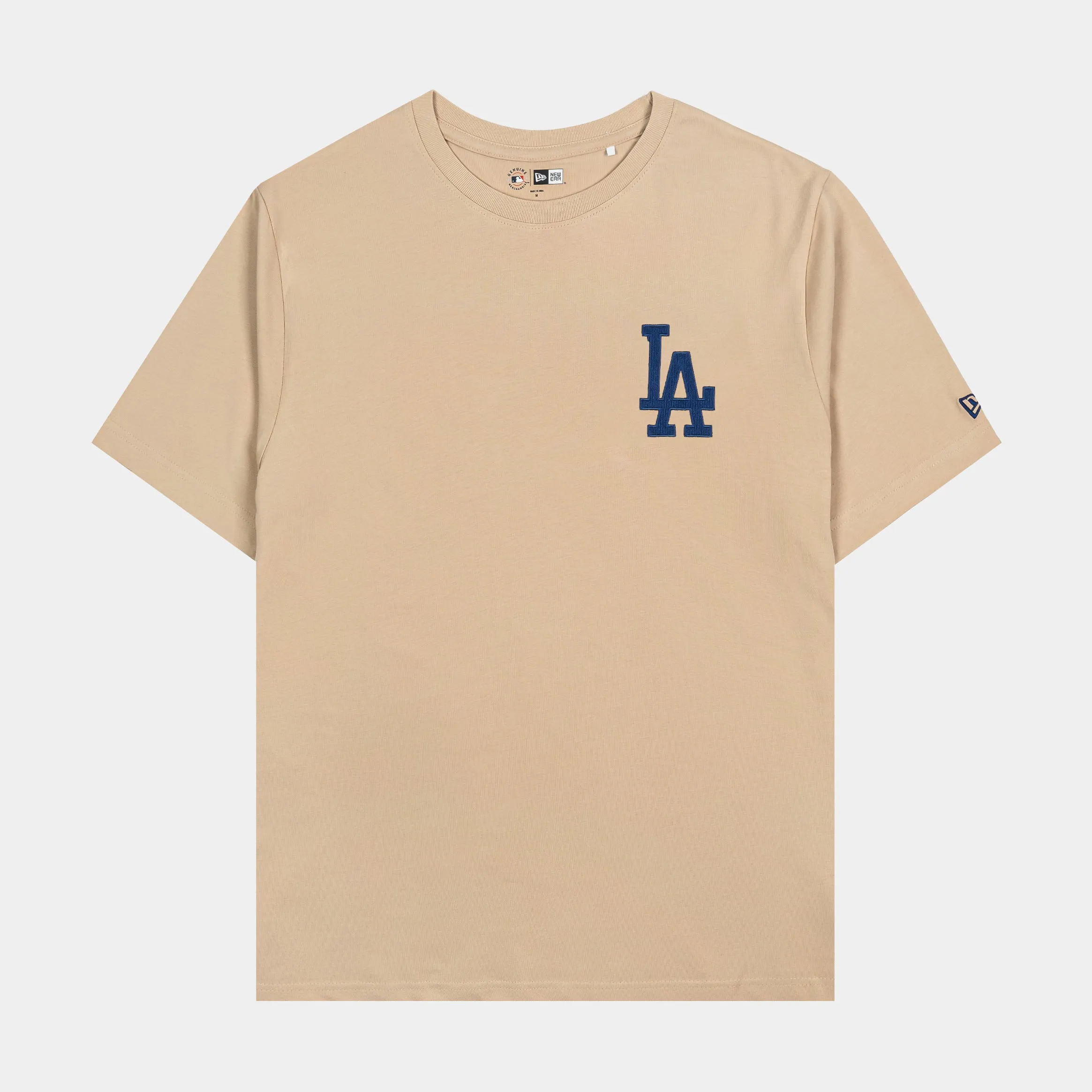 Los Angeles Dodgers Mens Short Sleeve Shirt (Brown/Multi) Fit for Everyone Chic Look