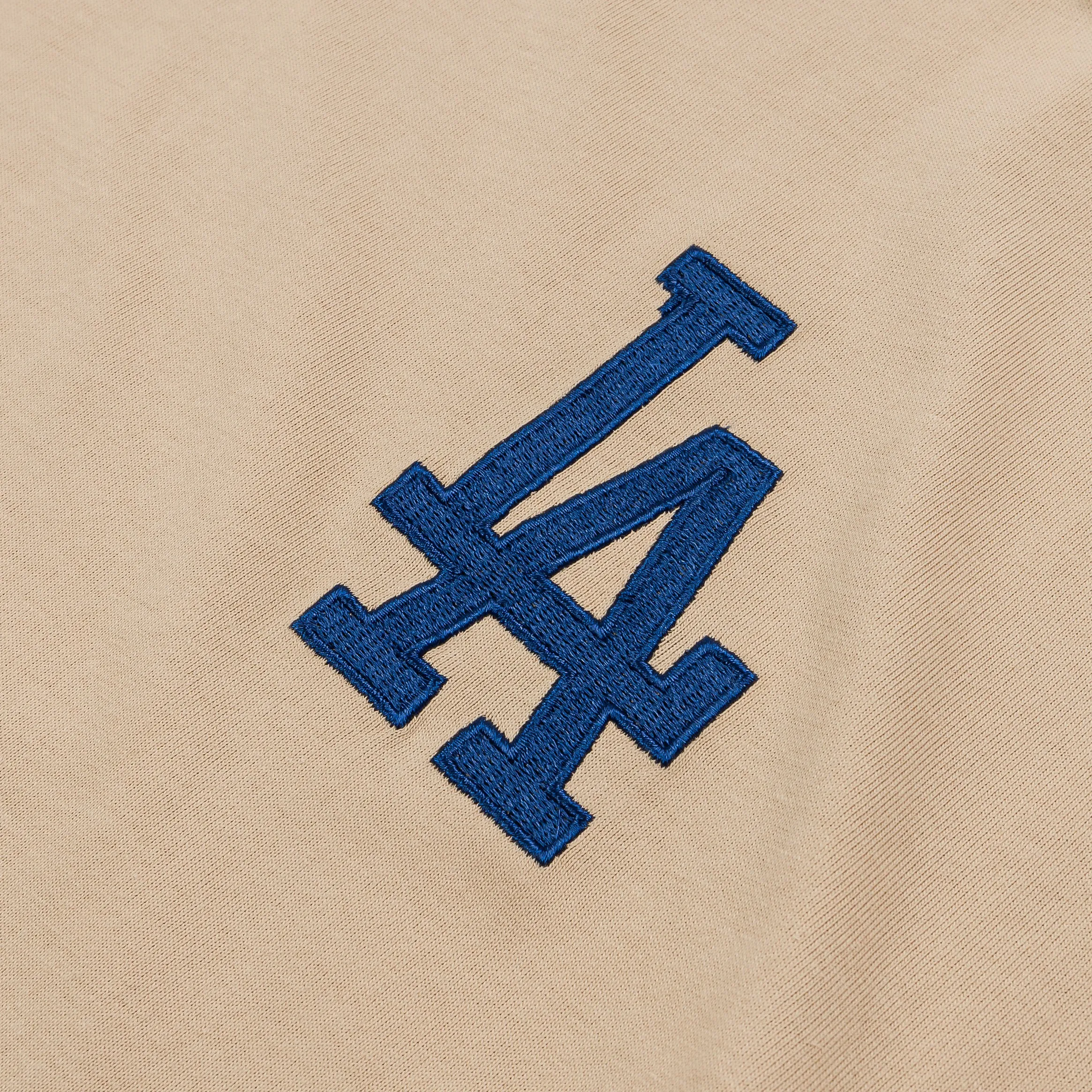 Los Angeles Dodgers Mens Short Sleeve Shirt (Brown/Multi) Cozy and Soft