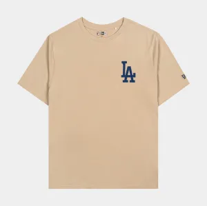 Los Angeles Dodgers Mens Short Sleeve Shirt (Brown/Multi) Fit for Everyone Chic Look