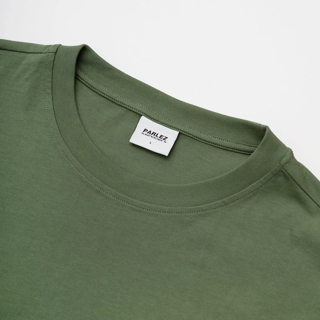 Cozy and Fashionable Temperature Regulating Mission Oversized T-Shirt Pine Green