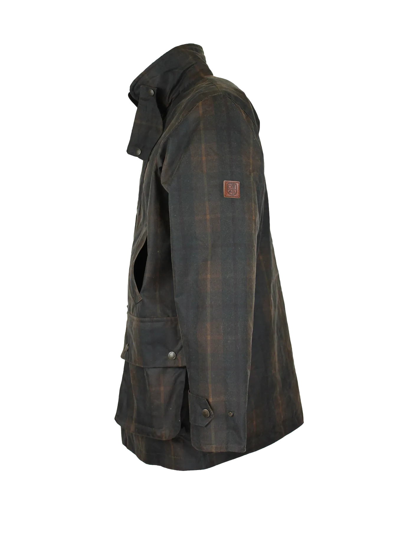 Warm Layers W41 - Men's Tartan Kingsbridge Padded Wax Coat - HONEY