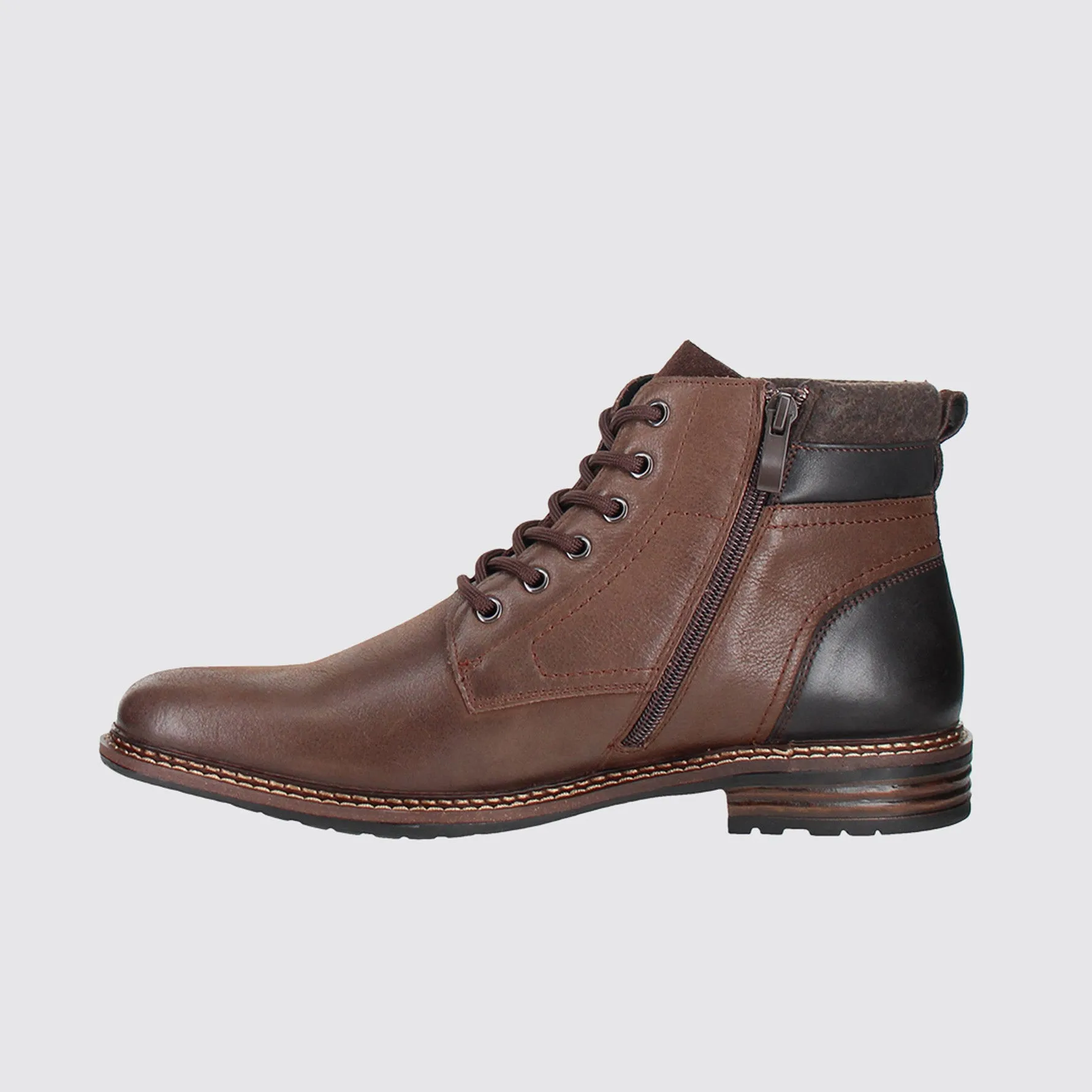 Low Profile Winter Walker Cliveden Lace Up Boots Brown