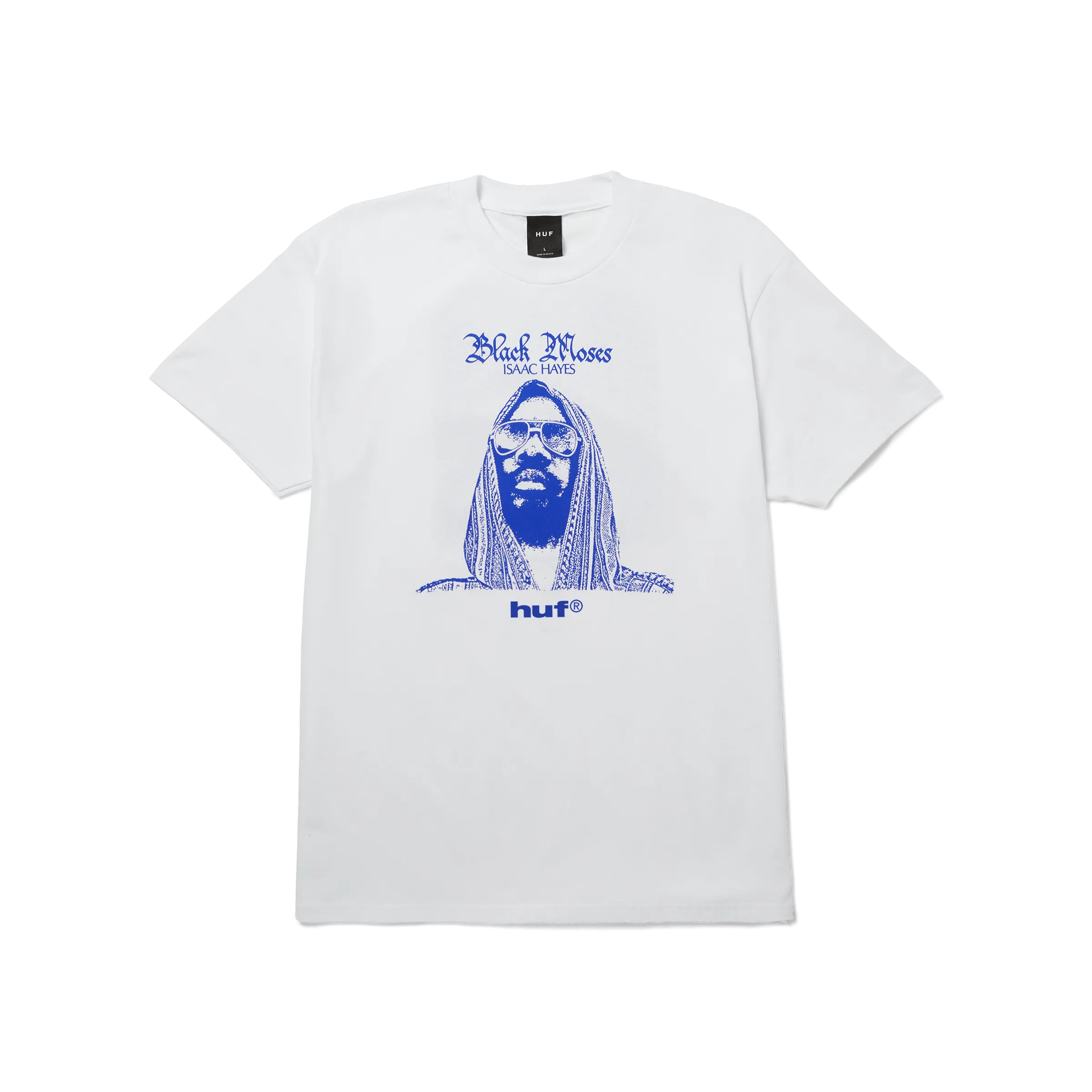 Casual Wearable Performance Wear Fit HUF x Isaac Hayes Black Moses Heavyweight T-Shirt