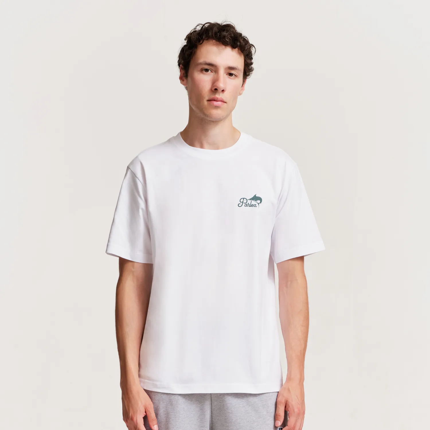 Release T-Shirt White Urban Casual Look Men's