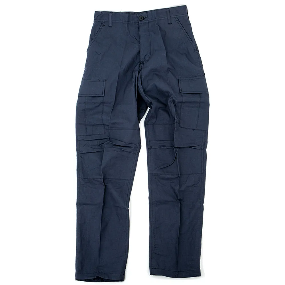 BDU Ripstop Pant (Navy Blue) Soft Brushed Lining