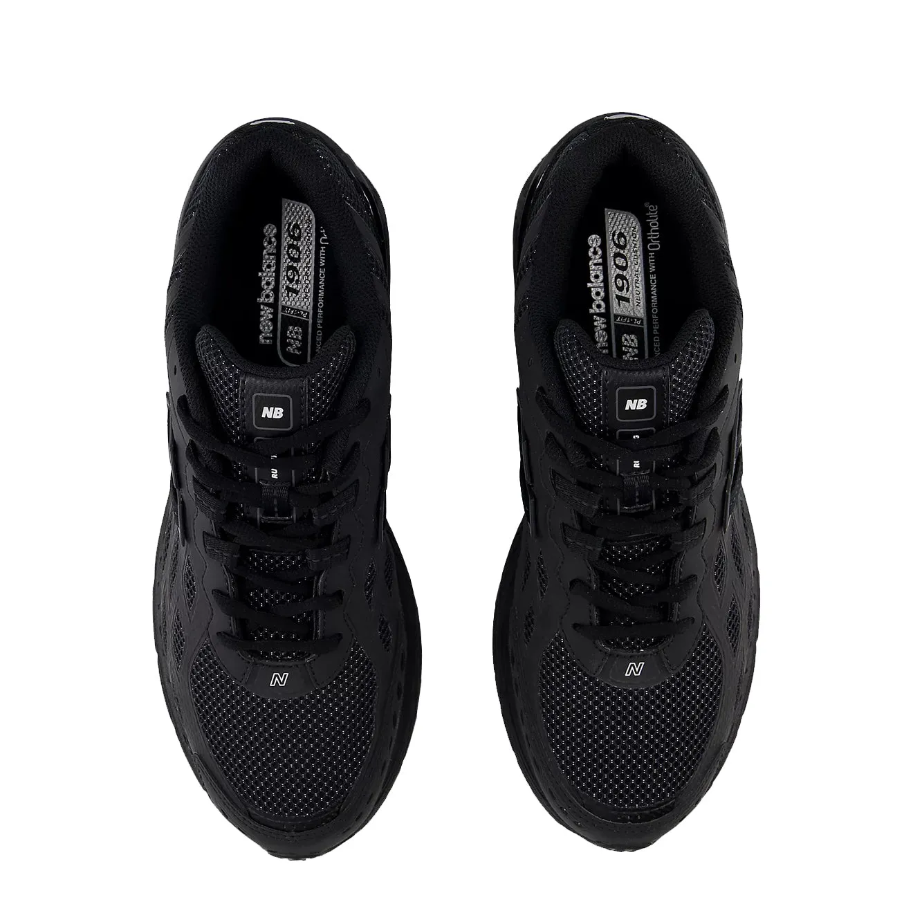 Knitted Warm New Balance 1906W Trainer Black / Silver Metallic / Black