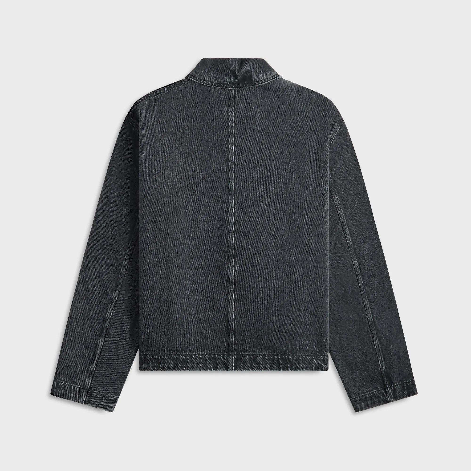 Heat Reflective Layer Bomber Cut Loewe Workwear Jacket - Black