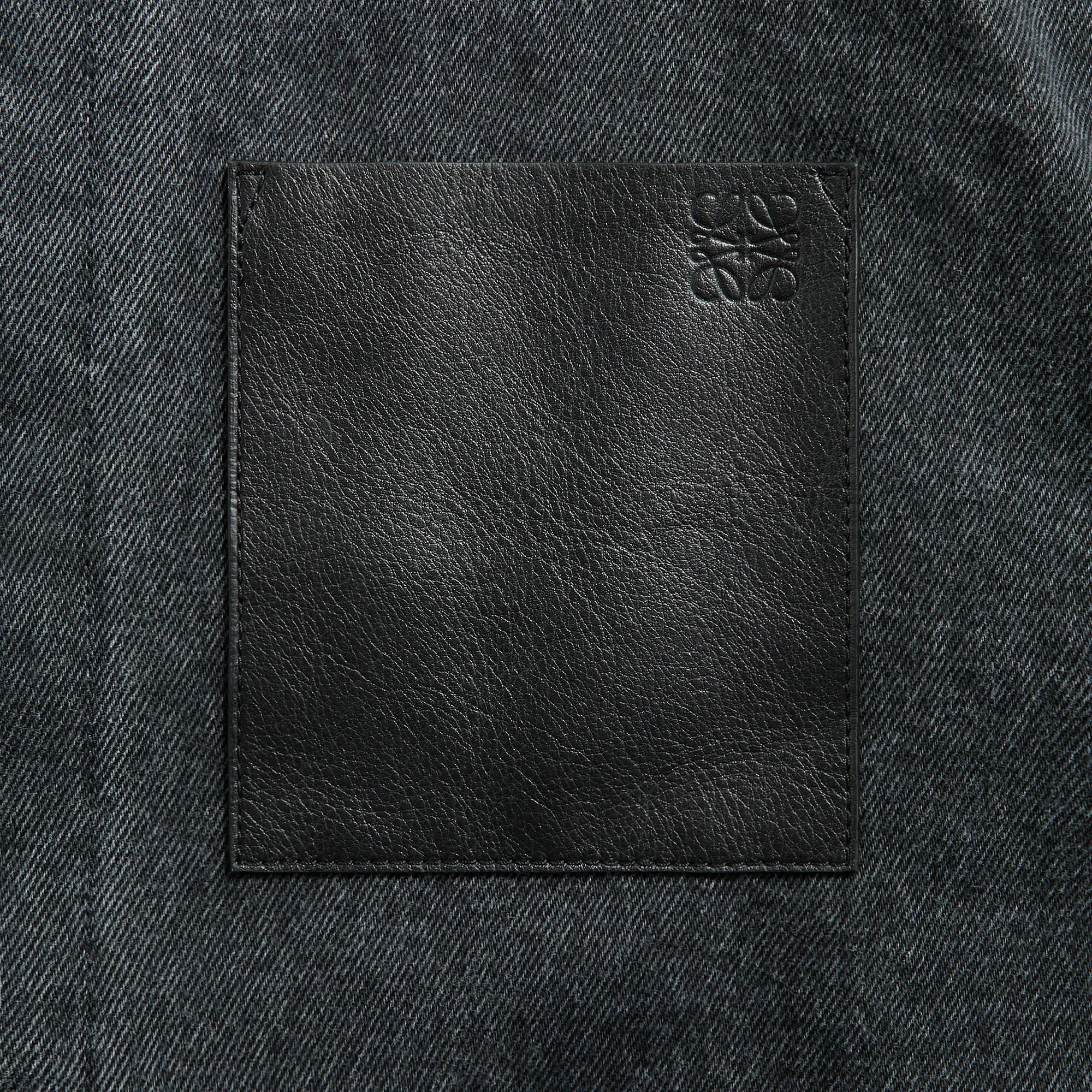 Erasable Stains Treatment Neutral Street Style Loewe Workwear Jacket - Black