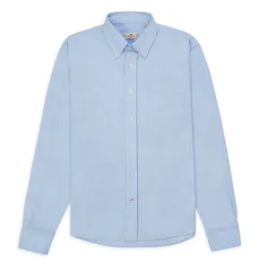 Graduation Ceremony Easy Styling Oxford Button-down Shirt - Blue