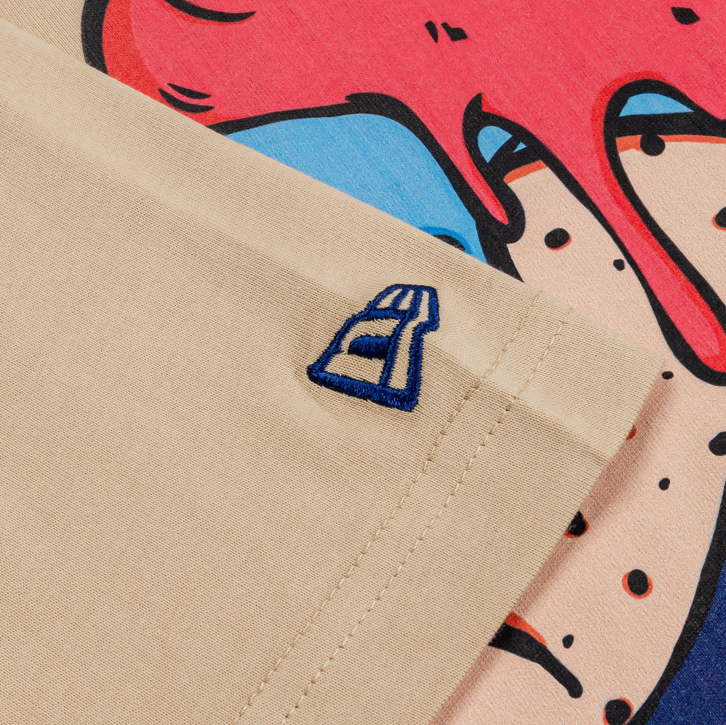 Soft Comfort Wear Houston Astros Mens Short Sleeve Shirt (Brown/Multi)