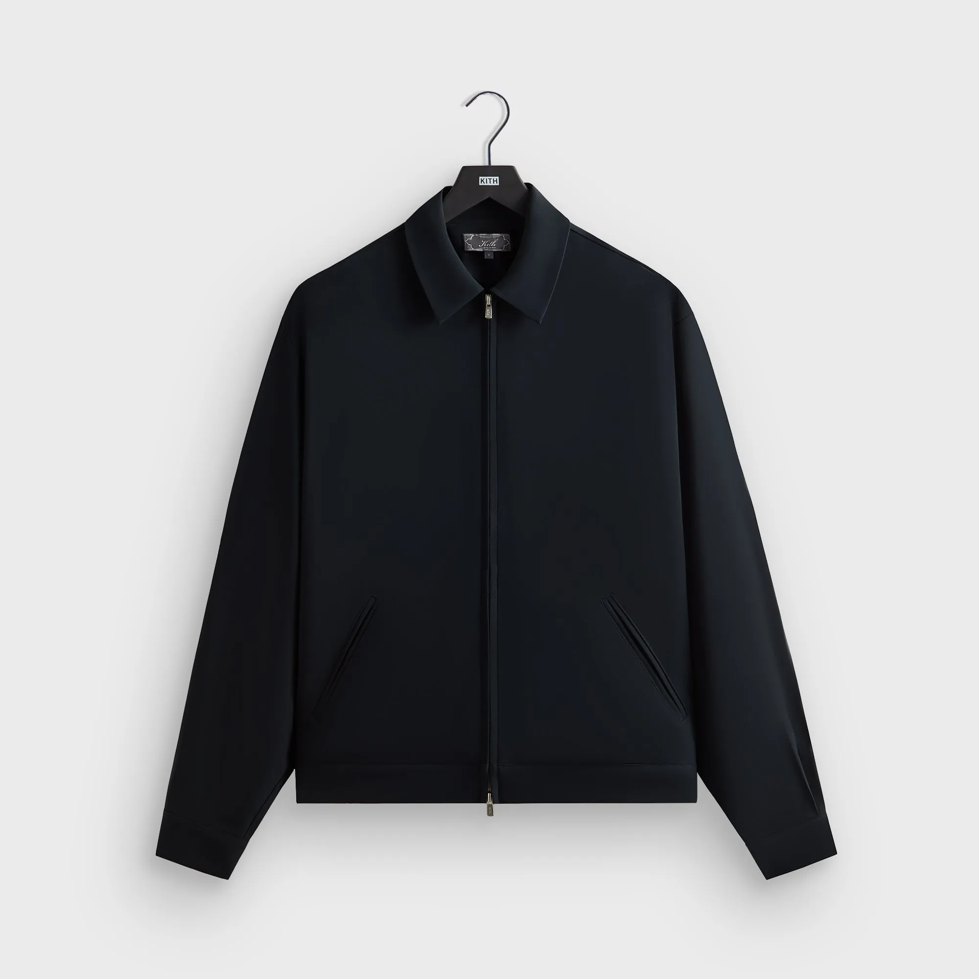 Kith Connor Blouson Jacket - Black Pre Shrunk Cotton Blend