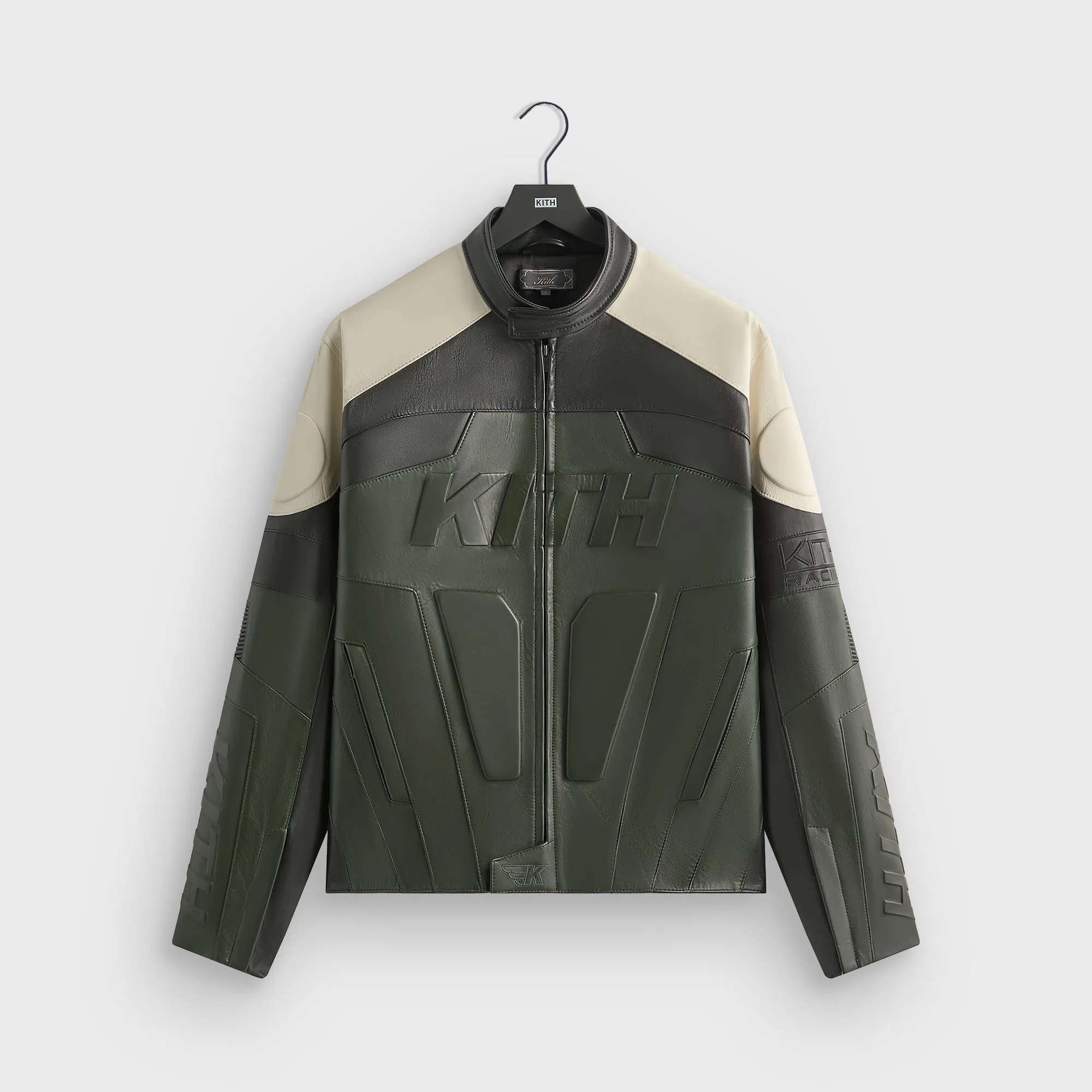 Transitional Layer Airflow Ventilation System Kith Leather Wayne Moto Jacket - Stadium