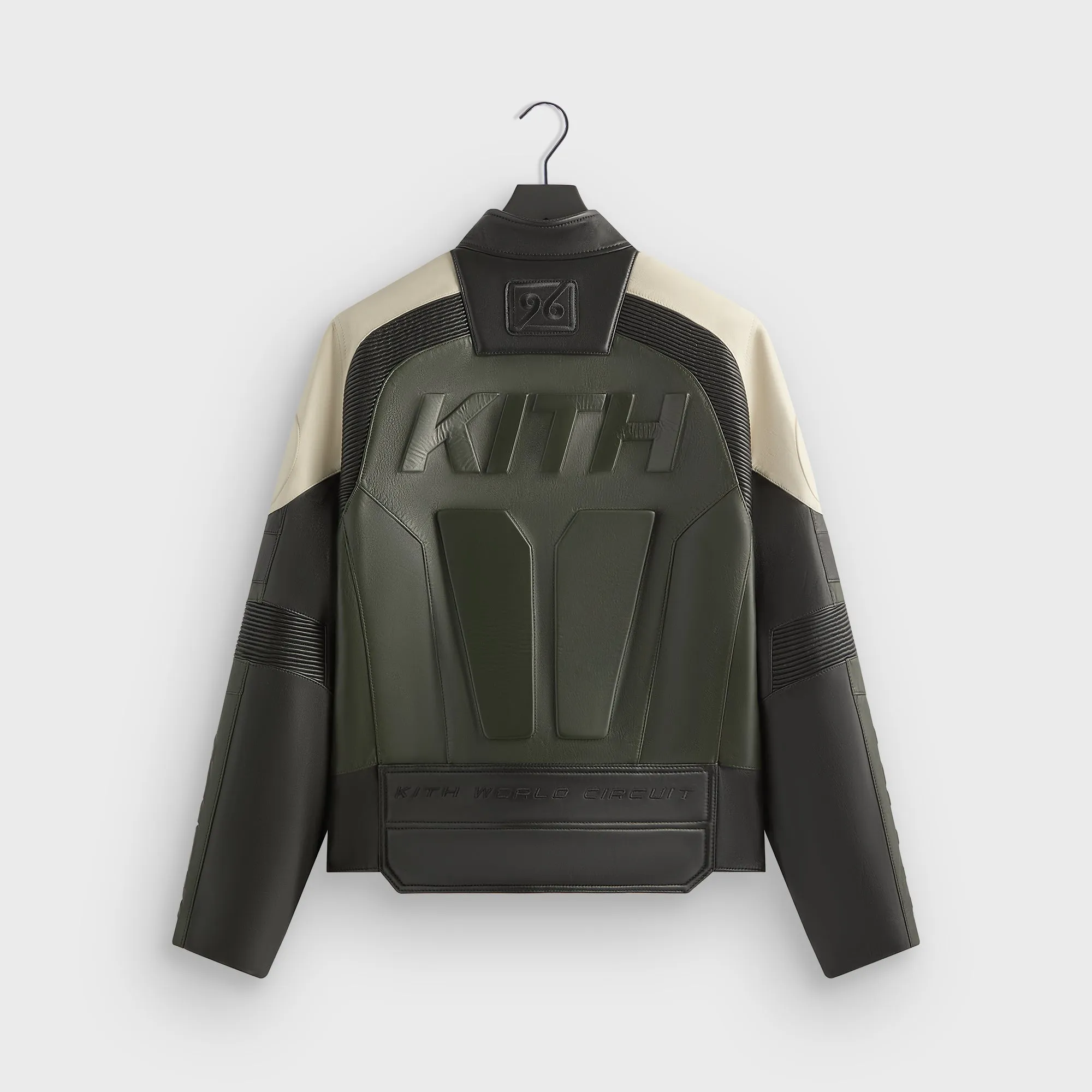 Eco Dye Process UV Protective Kith Leather Wayne Moto Jacket - Stadium